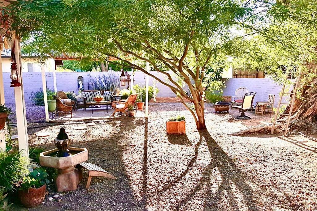 Cute Peaceful Tiny House Getaway W Backyard - Low Summer Rates! Тусон Экстерьер фото
